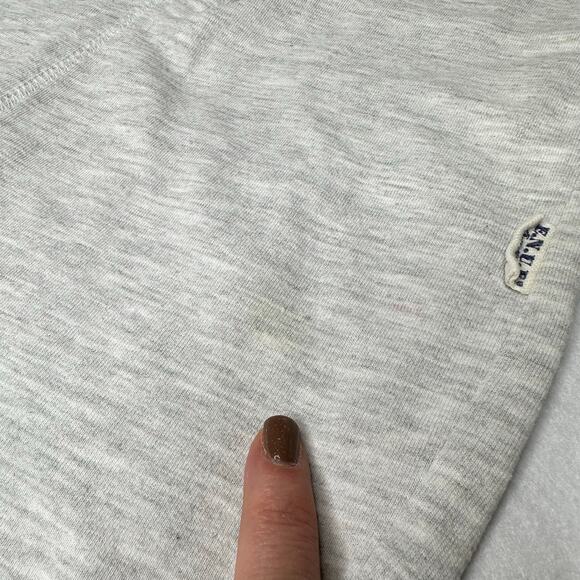 Vintage E.N.U.F. Baby Romper Jumper Cotton Heathered Gray Size 12-18 Months - Picture 6 of 6